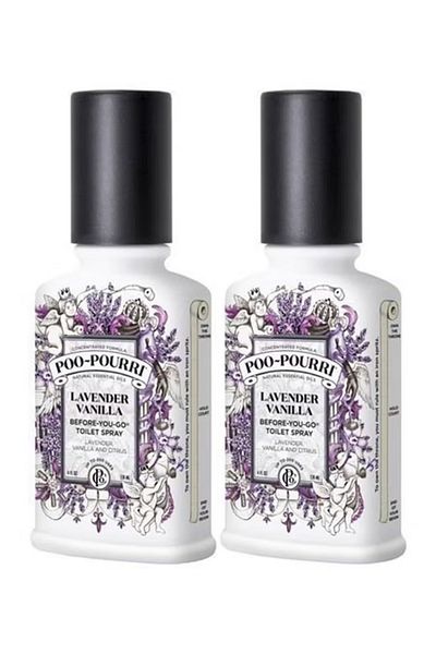 Poo-Pourri Pack Of 2 Before You Go Toilet Spray - Lavender Vanilla