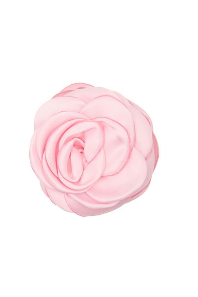 Roberta Lorenz Women's Pink Satin Rose Latch Buckle 10 cm