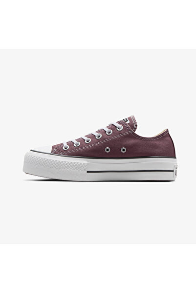 Converse Chuck Taylor All Star Lift Kadın Bordo Platform Sneaker