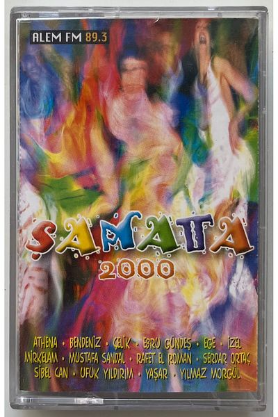 Plakevi İzmir Şamata 2000 Cassette Athena, Ebru Gündüz, Yaşar, Bendeniz .. (Original Period Printing Cassette)