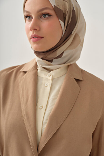 Tuğba Kuşaklı Blazer Ceket - Bej