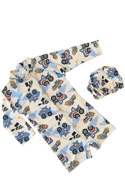 Emayo C94 +50 Uv Protective Baby Swimsuit