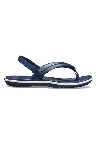 Crocs Kids' Crocband Strap Flip Flops Blue - Navy 23-24 EU - C7 US