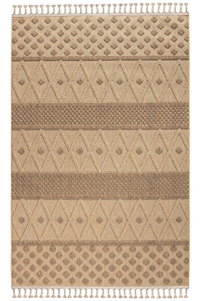 Halımax ZenLine Yumuşak Bukle Hav Toz Vermez Sisal Yolluk Antre Mutfak Salon Oturma Odası Halısı