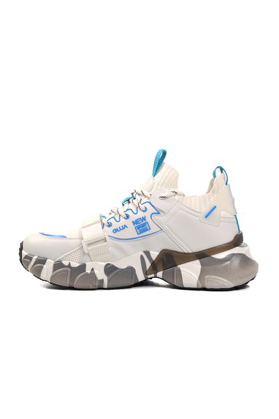 AYK'S White Men's Sports Shoes 24K573 m