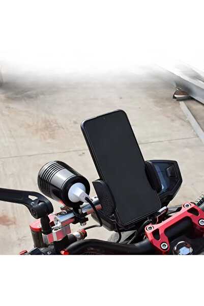 Knmaster Evrensel Motosiklet Ayna Montaj Genişletici Braketi – Telefon Tutucu...