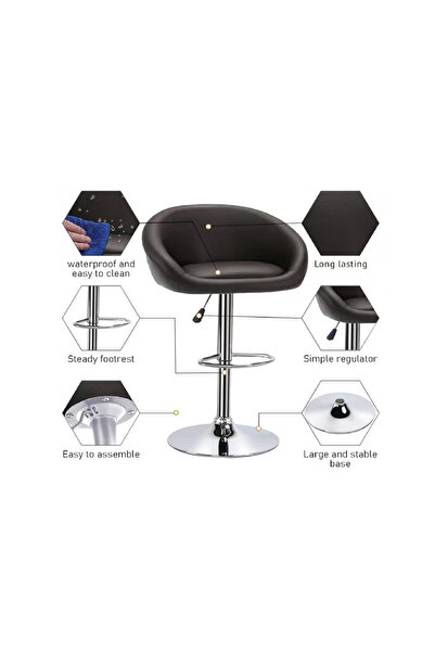 rexa High Swivel Dar Stool