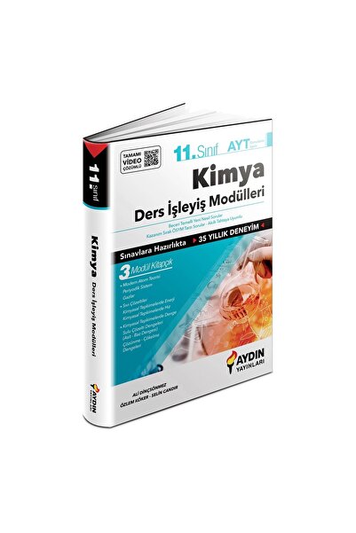 Aydın Yayınları 11.SINIF KİMYA DERS İŞLEYİŞ MODÜLLERİ
