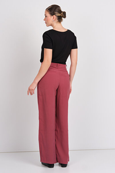 ONLY Women's Onlnıca Comfortable Fit Wide Leg Pocket Trousers 15348747 Dusty Rose