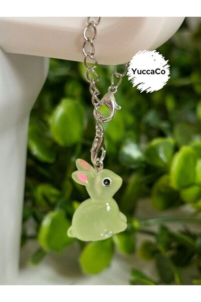 YuccaCo Accessorize Your Life Glow in the Dark Rabbit Thermos Ornament/Rabbit...