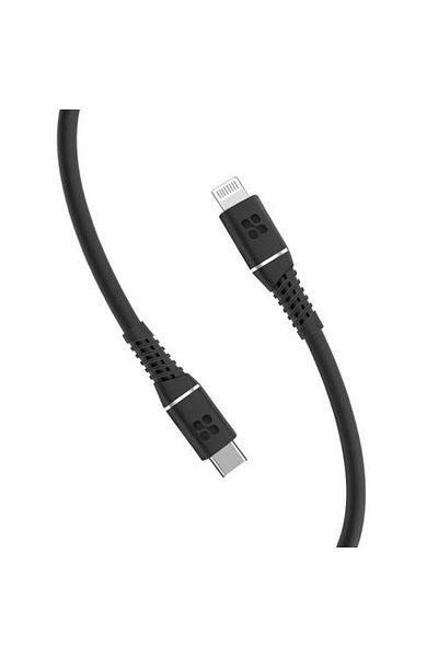 Promate Apple MFi Certified USB-C to Lightning Cable, 20W Power Delivery, 1.2m Design
