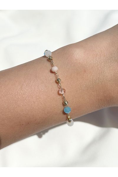 Eylülün Takısı Women's Gold Color Bead Bracelet