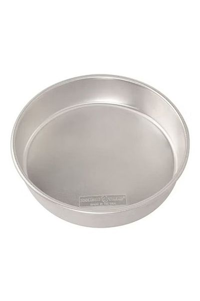 Nordic Roung Baking Pan Silver 9.6x9.63x2.5inch