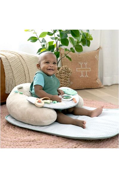 Ingenuity Cozy Prop 4-in-1 Sit Up & Activity Mat, 0-36 Months