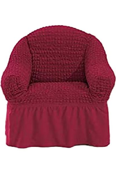 Fabienne One Seater Sofa Cover Red 60 x 80 x 80cm