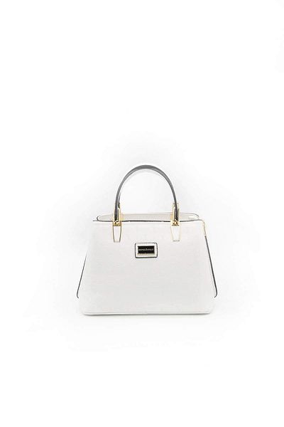 Silver Polo SİLVER POLO 987 Curea și geantă de mână pentru femei MN WHITE/WHITE