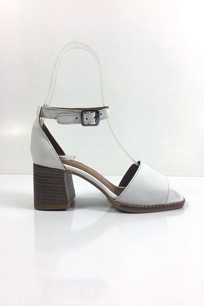 Tabak Deri Genuine Leather Comfortable, Casual and Stylish Short Heeled Summer Shoes Ii