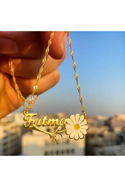 vogutima jewelery&silver by timuçin mavili Kadın Gümüş Kolye - Fatma Yazılı P...