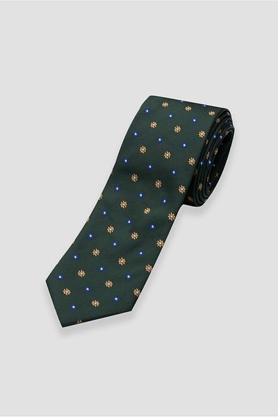 Abbate Tie 8 cm Microfiber Polyester Black Men's Patterned Tie
