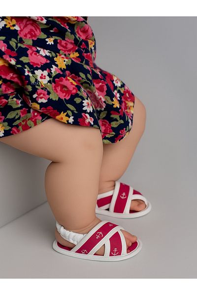 Patika Bebek صنادل صيفية بنمط مرساة، نعل سفلي لتقويم العظام، أنيقة وعالية الجودة