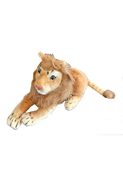 CT-TOYS Orta Boy Peluş Aslan 35+15= 50 cm Uyku Arkadaşı