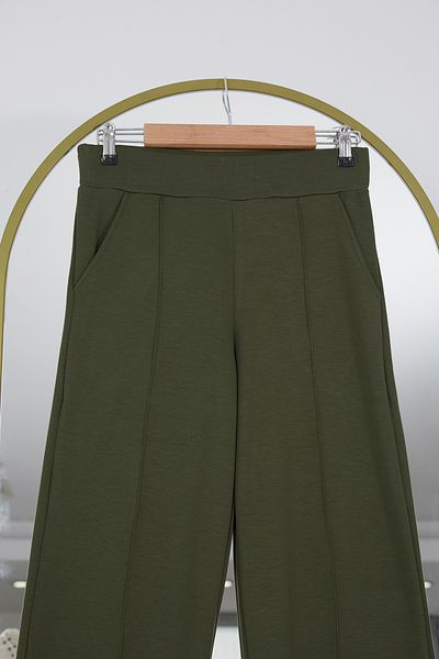 DPARİS Modal Grass Soft Textured Wide Leg Trousers