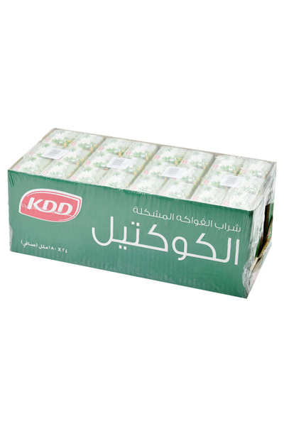 KDD Cocktail Fruit Drink, 180ml X 24