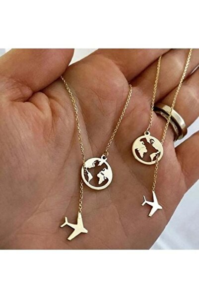 vogutima jewelery&silver by timuçin mavili Gümüş Kolye - Dünya V Uçak Seyehat...