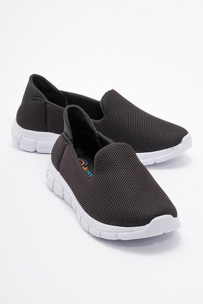 CCWAY AYAKKABI Women's Casual Shoes Black White