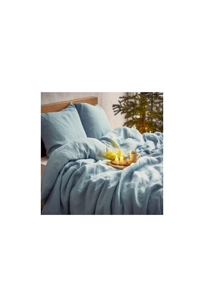 Kotonia Home Set de 2 fețe de pernă Kotonia Home Hotel, 100% bumbac, culoare Olandina, dimensiune 50x70 cm, albastru