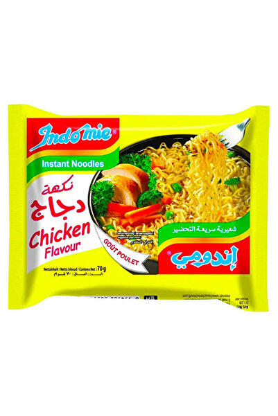 İndomie نودلز سريعة التحضير بنكهة الدجاج، 70 جم