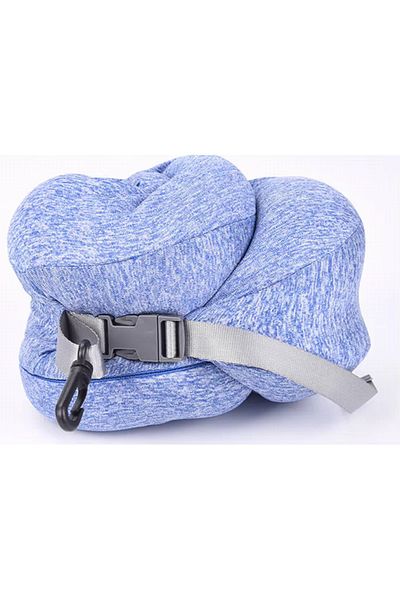 Mnuk MNP-1 Premium Neck Pillow for Traveling, Blue