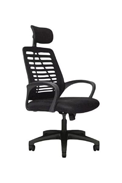 rexa كرسي مكتب شبكي مريح دوار أسود 49x49x70 سم