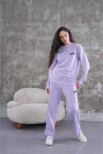 JANSO GROUP -Women's 2-Piece Set Sweatshirt - Pants Cotton Printed
