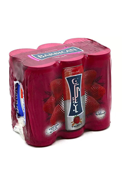 BARBİCAN مشروب الشعير بنكهة الفراولة، علبة، 250 مل × 6