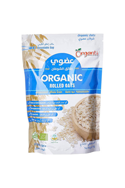 Organti Whole Rolled Oats, 500g