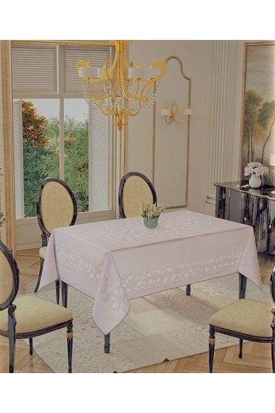 Lenjerii Deosebite Waterproof tablecloth, 160x220cm, Jakar Pano, Cream