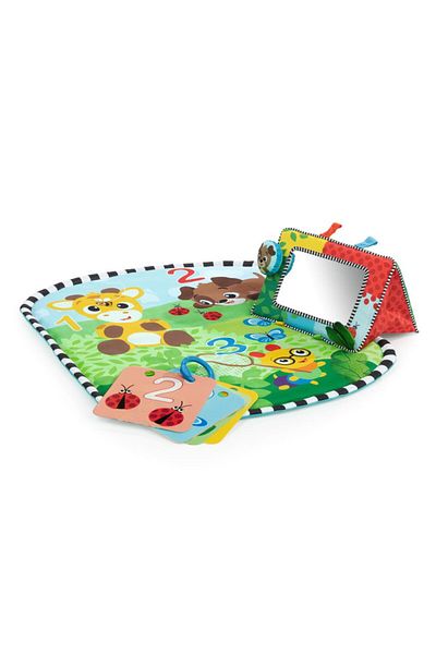 Baby Einstein Discovery Garden Tummy Time Mat & Mirror, 0-36 Months