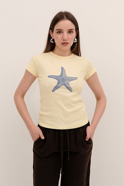 Addax Starfish Printed T-Shirt P1791