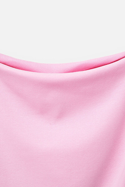 urban focus Asymmetric Collar T-Shirt