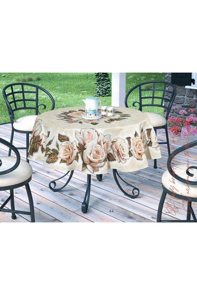 Lenjerii Deosebite Round 3D gobelin tablecloth, Jackline, Roses