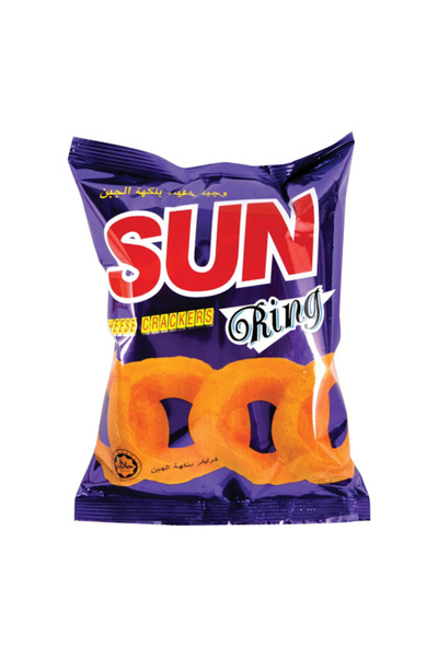 SUN مقرمشات الجبن الدائرية، 60 جم