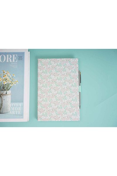 Midi Small fresh floral with pen car line notebook