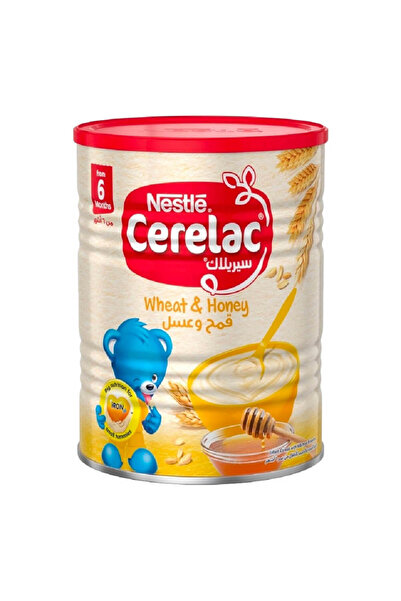 Cerelac حبوب نستله القمح والعسل للأطفال من عمر 6 أشهر، 400 غرام