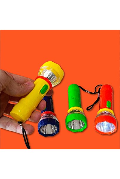 Other 4 قطع كشاف أطفال تريك اضاءة ابيض العاب يعمل بالبطارية