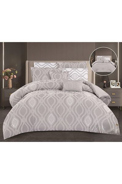Mark A luxurious king-size double bed sheet to add beauty and elegance to your room accessories, made of microfiber, size 240*260 cm