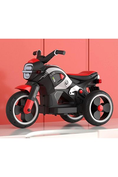 rexa Honelevo Kids Ride-On Sports Motorcycle – Red | Stylish Electric Bike with Lighting & Music