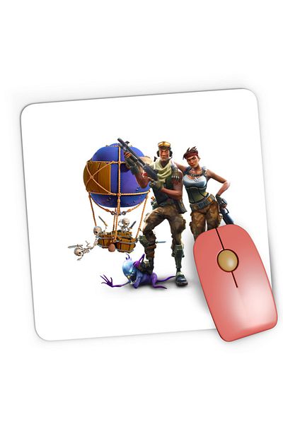 OEM Mousepad Gaming Fortnite Shooter Weapons Clash Royale Monsters, 21x19 см