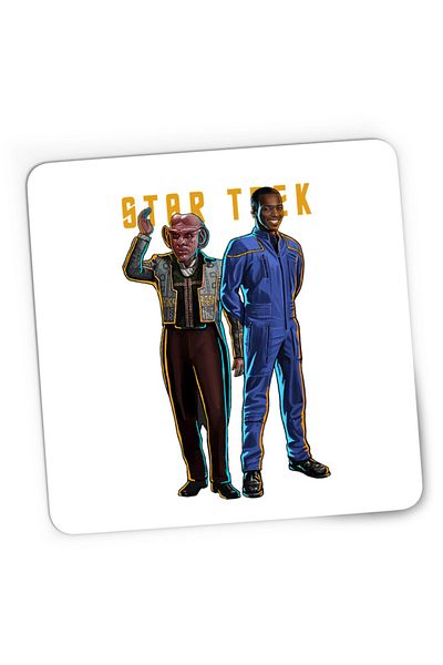 OEM Mousepad Gaming Star Trek Alien Crew Member Technician Moon Gravity Space, 21x19 см
