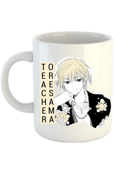 OEM Cana Oresama Teacher Natsuo Manga Flowers Feminine, alba, 330 ml